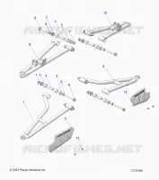 FRONT SUSPENSION CONTROL ARMS