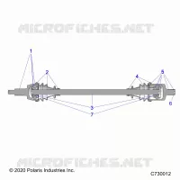 ANTRIEB, FRONT HALF SHAFT
