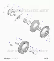 ANTRIEB, CLUTCH, SECONDARY
