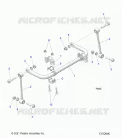 SUSPENSION, FRONT STABILISATORSTANGE