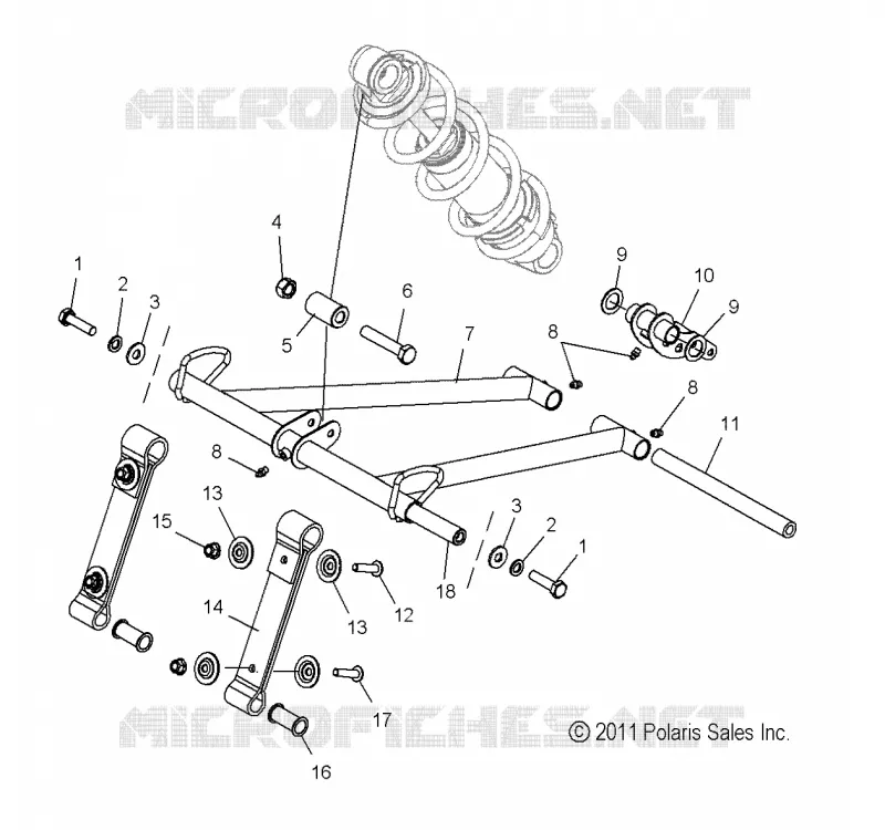 FRONT Drehmomentarm