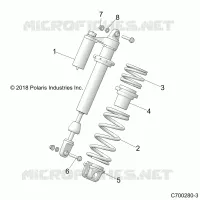 SUSPENSION, FRONT SHOCK MOUNTING