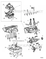 ENGINE, CRANKCASE AND KURBELWELLE