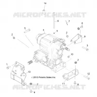ANTRIEB, MAIN GETRIEBEGEHÄUSE MOUNTING