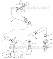 ABGASSYSTEM SL 650 STD B954358 (4932923292B004)