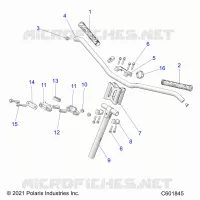 UPPER LENKEN &amp; HANDLEBAR ASM.