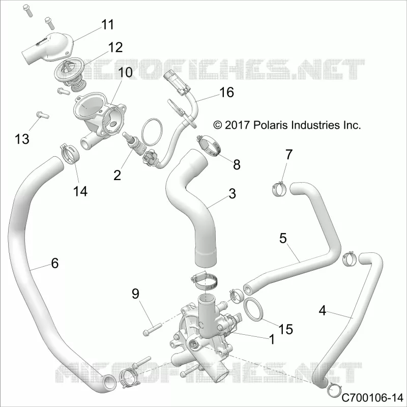 MOTOR, WATERPUMP AND BYPASS