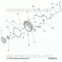 MOTOR, ADAPTER, BELLHOUSING AND CRANK SENSOR