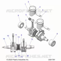 ENGINE, PISTON AND KURBELWELLE