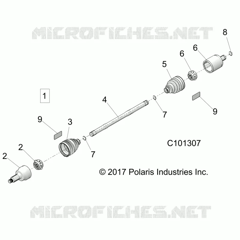 ANTRIEB, DRIVE SHAFT, FRONT