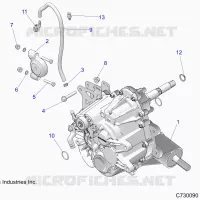 ANTRIEB, MAIN GEARCASE MOUNTING