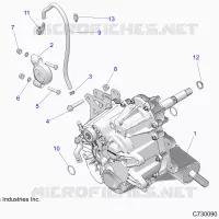 ANTRIEB, MAIN GEARCASE MOUNTING