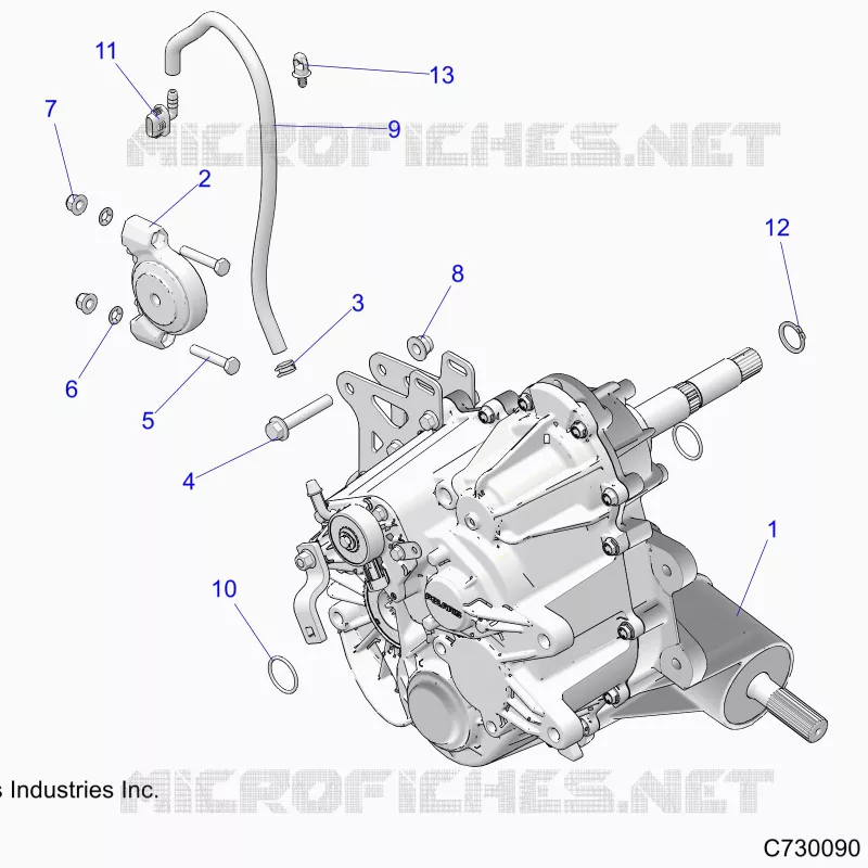 ANTRIEB, MAIN GEARCASE MOUNTING