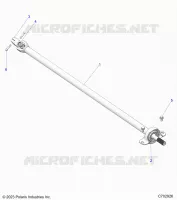 ANTRIEB, REAR PROP SHAFT