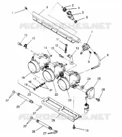 DROSSELN ASSEMBLY RXL TOURING 0950869 (4928982898D004)