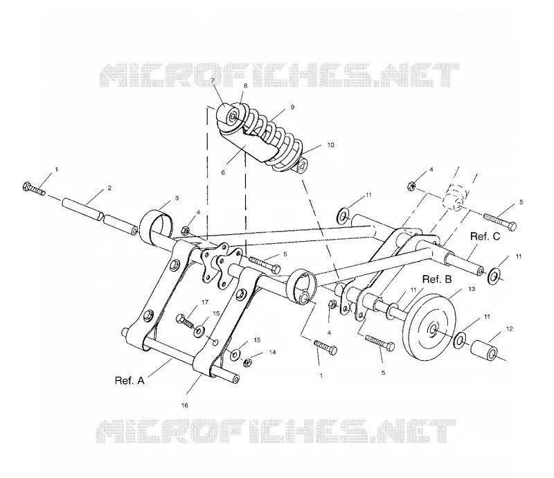 FRONT Drehmomentarm