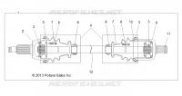 ANTRIEB, FRONT HALF SHAFT