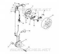 MAGNETO ASSEMBLY WIDETRAK / 0932064 (4922982298037A)