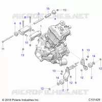 MOTOR, MOUNTING &amp; LONG BLOCK