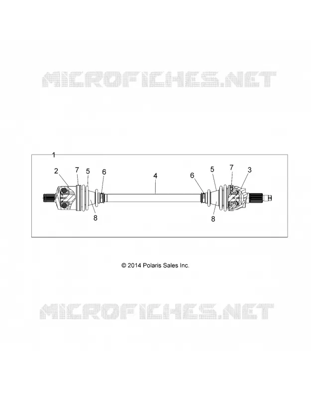 ANTRIEB, FRONT HALF SHAFT