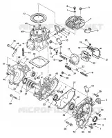 CRANKCASE AND ZYLINDER 6X6 350L S938739 (4924362436045A)