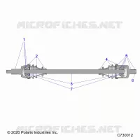 ANTRIEB, FRONT HALF SHAFT