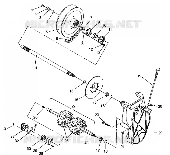 ANTRIEB ASSEMBLY LITE E943433 (49273427340016)