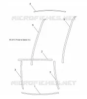 DACH TRIM, 4 PASSENGER