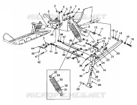 FRONT SUSPENSION AND SKI