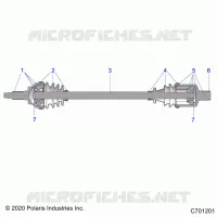 ANTRIEB, FRONT HALF SHAFT