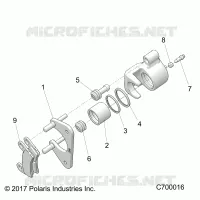 HINTERBREMSE CALIPER