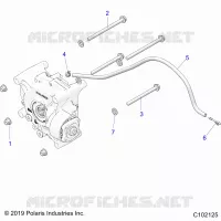 ANTRIEB, GEARCASE MOUNTING, REAR