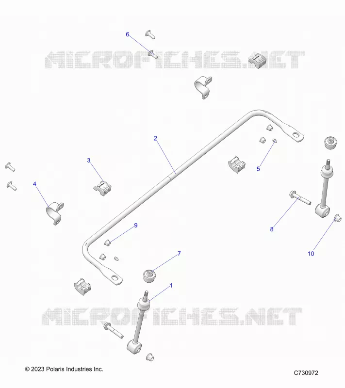 SUSPENSION, FRONT STABILISATORSTANGE