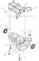 CRANKCASE LITE 0963433, EURO LITE E963433 AND LITE DELUXE 0963431 (4931663166C004)