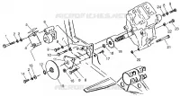 GETRIEBEGEHÄUSE/BREMSE AND KETTEN ??COVER MOUNTING XPRESS 300 W969530 AND XPRESS 400 W (4935923592C009)