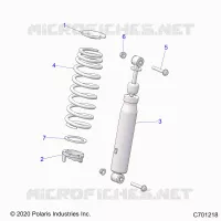 SUSPENSION, FRONT SHOCK MOUNTING