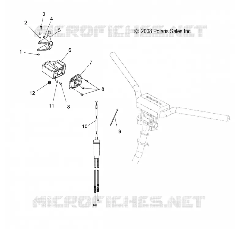 MOTOR, DROSSELN CONTROL ASM.