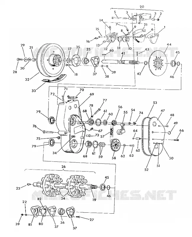 Bremse und Kettenkasten From Serial Number 1845189