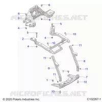 FRONT RACK SUPPORT