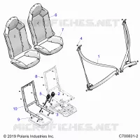 SITZ BELT AND MOUNTING
