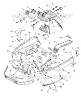 NOSEPAN   Konsolen ASSEMBLY LITE GT/0933133 and STARLITE GT/0933127 (4923232323003A)
