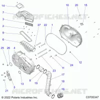 ANTRIEB, CLUTCH COVER AND DUCTING