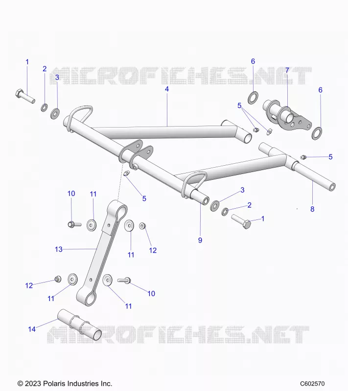 SUSPENSION, FRONT DREHMOMENTARM
