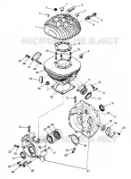 CRANKCASE AND ZYLINDER 2X4 300 W947530 (4926742674C007)