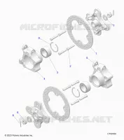 FRONT SUSPENSION CARRIER AND HUB