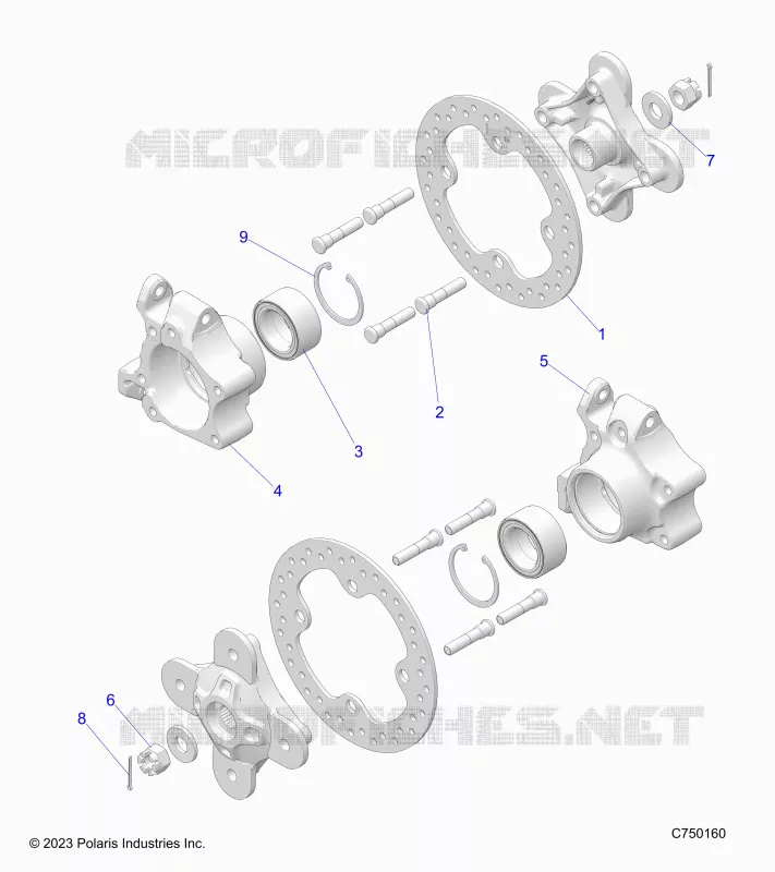 FRONT SUSPENSION CARRIER AND HUB