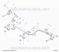 SUSPENSION, REAR, STABILISATORSTANGE