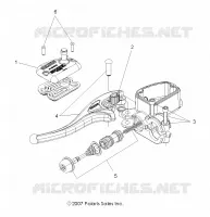 VORDERBREMSE BREMSE LEVER AND MASTER CYLINDER