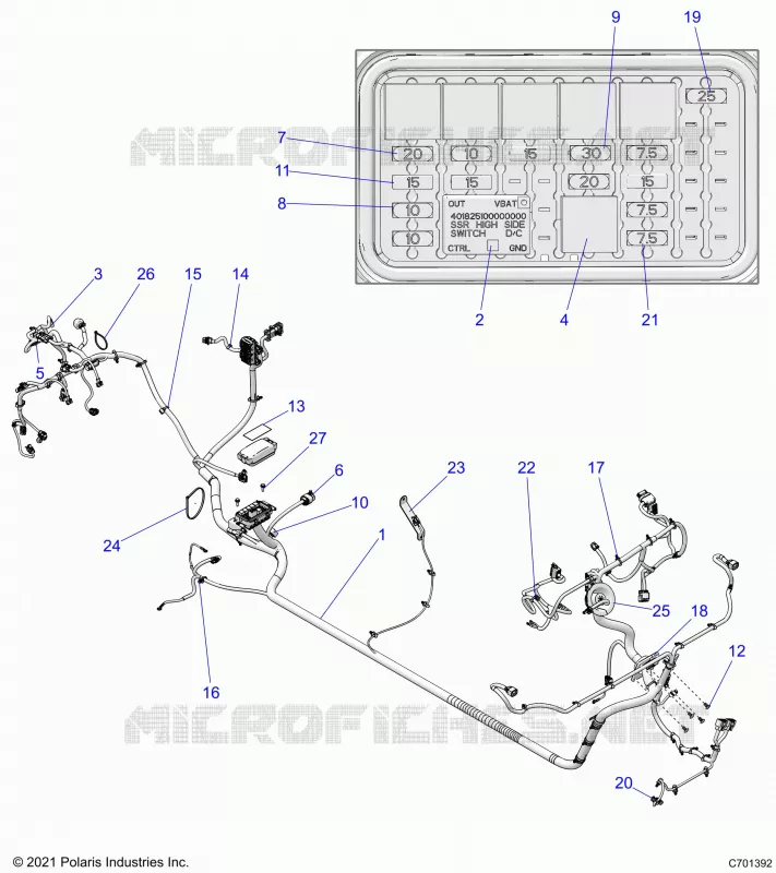 ELEKTRIC, WIRE HARNESS