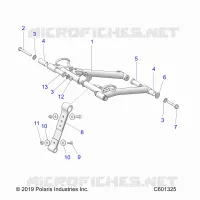 SUSPENSION, FRONT DREHMOMENTARM
